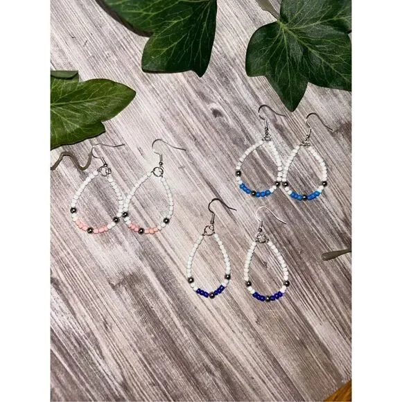 Hand crafted earrings - Picture 1 of 2